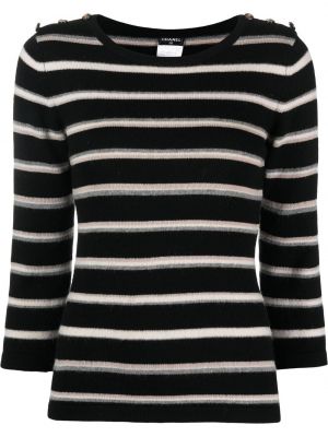 Kašmírový sveter na gombíky Chanel Pre-owned