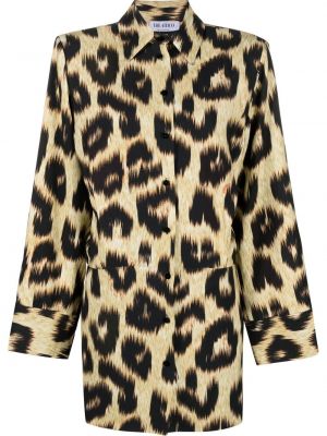 Leopard trykt dress The Attico svart