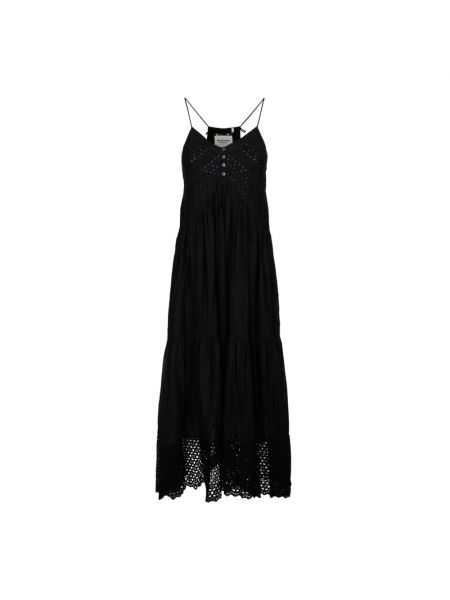 Czarna sukienka długa Isabel Marant