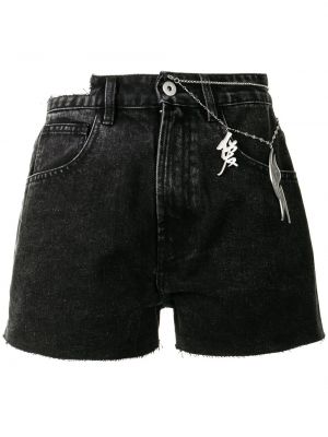Shorts di jeans Ground Zero nero