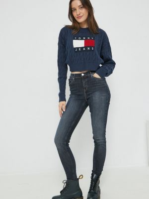 Pulover Tommy Jeans plava