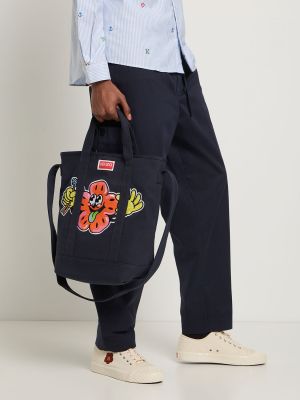 Памучни шопинг чанта Kenzo Paris