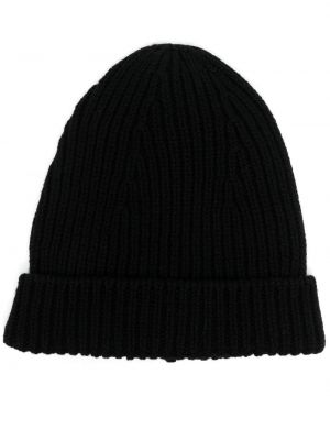 Плетена шапка Rick Owens черно