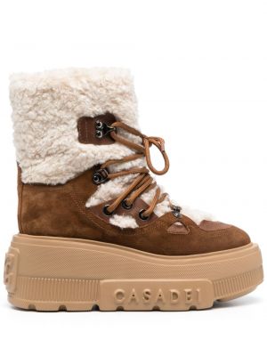 Fleece ankle boots Casadei