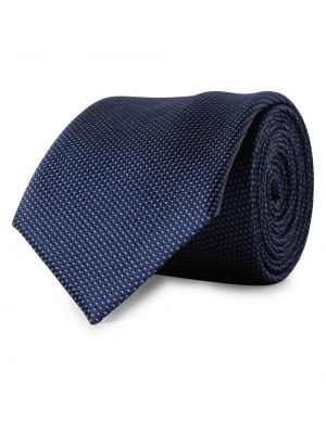 Andrew James - Krawat jedwabny męski, niebieski