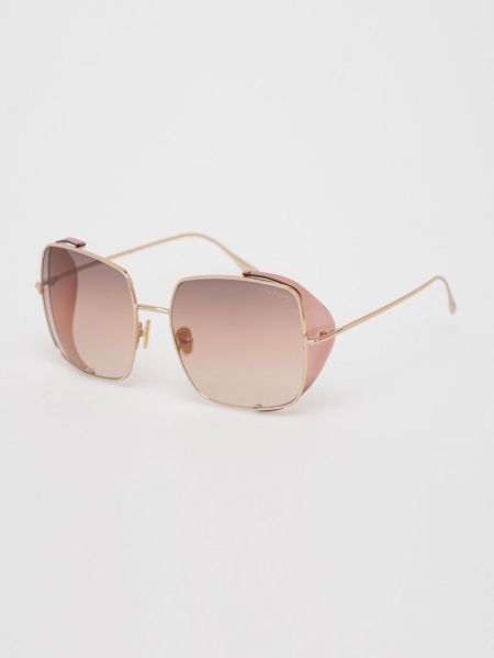 Okulary przeciwsłoneczne Tom Ford złote