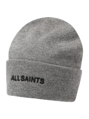 Kepurė Allsaints pilka