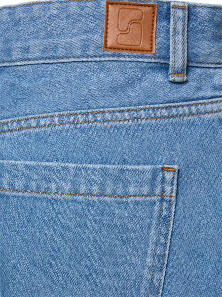 Laia lõikega madala vöökohaga teksapüksid Soeur sinine