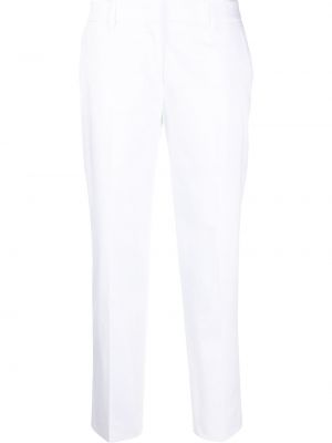 Pantalones de cintura baja Prada blanco