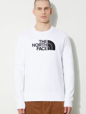 Bluza bawełniana The North Face biała