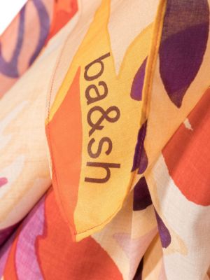 Schal aus baumwoll mit print mit paisleymuster Ba&sh orange