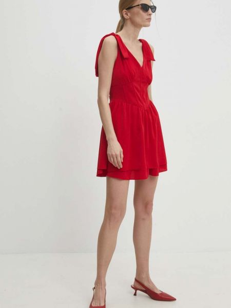 Sukienka mini Answear Lab czerwona