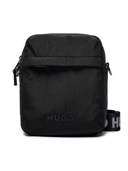 Taška přes rameno na zip Hugo černá