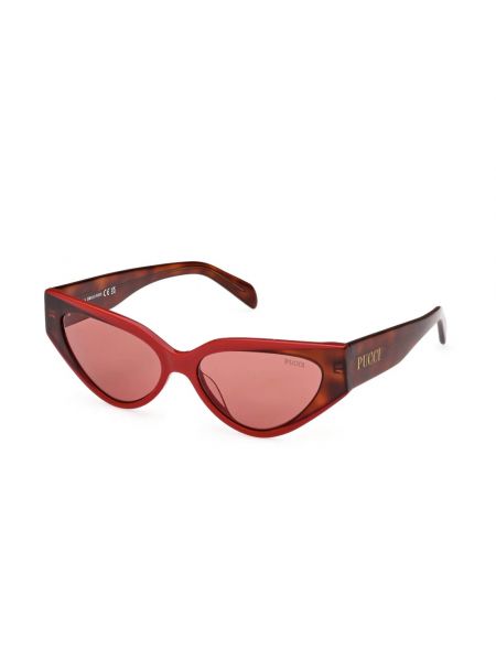 Gafas de sol elegantes Emilio Pucci rojo