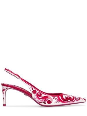 Usnjene nizki čevlji Dolce & Gabbana bela