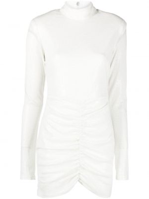 Mini-abito con paillettes Rotate bianco