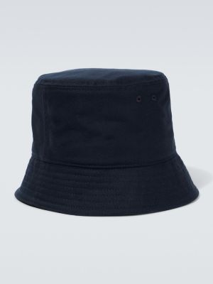 Medvilninis kepurė Valentino Garavani mėlyna