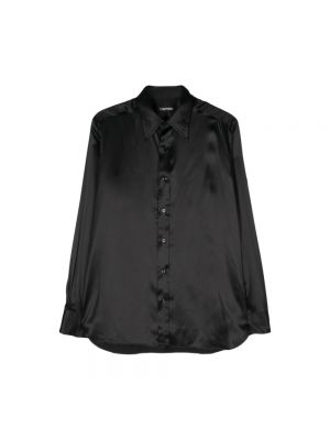Jedwabna koszula Tom Ford czarna