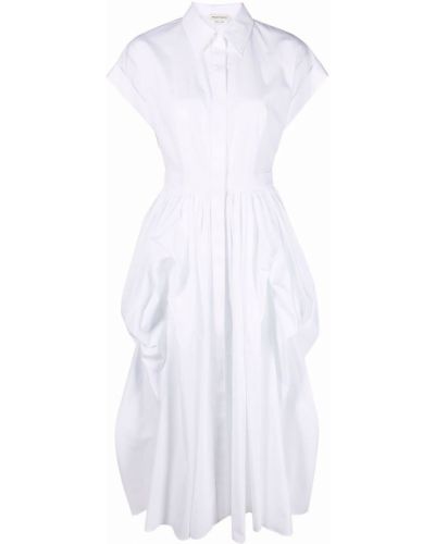 Мини рокля Alexander Mcqueen бяло