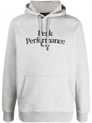 Hoodie Peak Performance grå