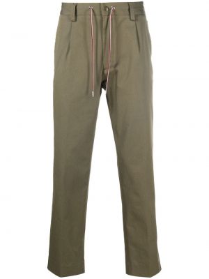 Pantaloni chino slim fit Moncler verde