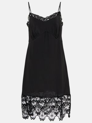 Φόρεμα με δαντέλα Simone Rocha μαύρο