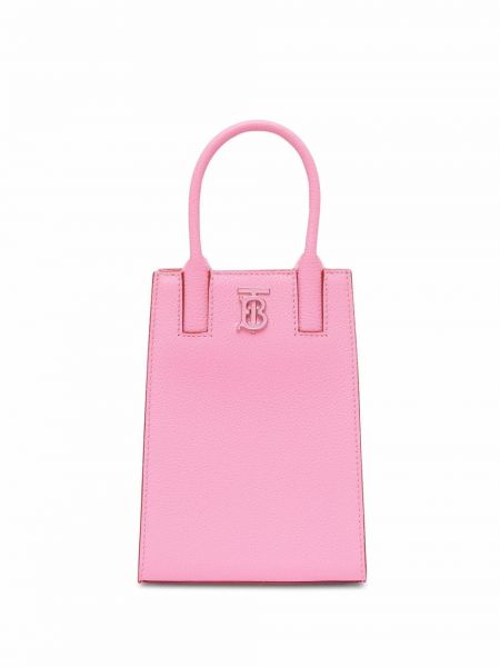 Τσάντα shopper Burberry ροζ