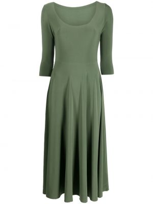 Sukienka dzianinowa z dżerseju Norma Kamali - zielony