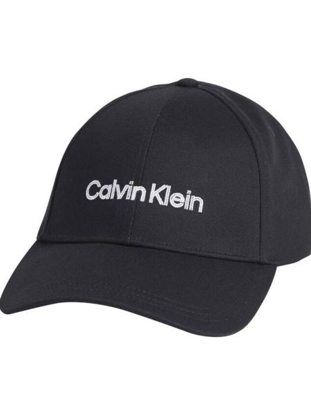Кепка с вышивкой Calvin Klein черная