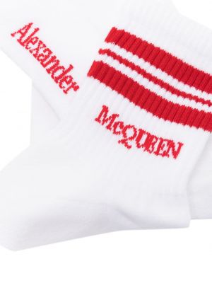 Socken mit stickerei Alexander Mcqueen