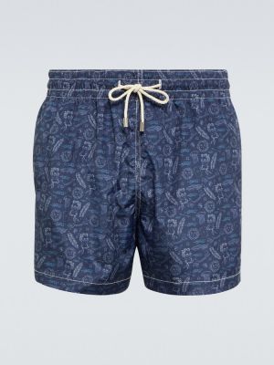 Shorts mit print Arrels Barcelona blau