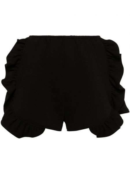 Jersey shorts mit rüschen Ioana Ciolacu schwarz