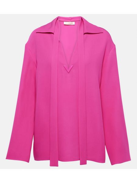 Μπλούζα Valentino ροζ