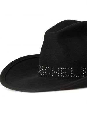 Kepurė su spygliais Maison Michel juoda