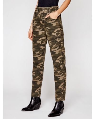 Jeansy Camo Pioneer 23599 Zielony Relaxed Fit One Teaspoon