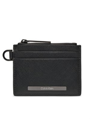 Πορτοφόλι με φερμουάρ Calvin Klein μαύρο