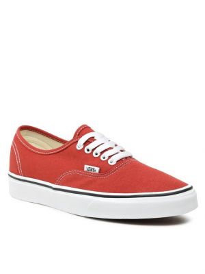 Chaussures de ville Vans rouge