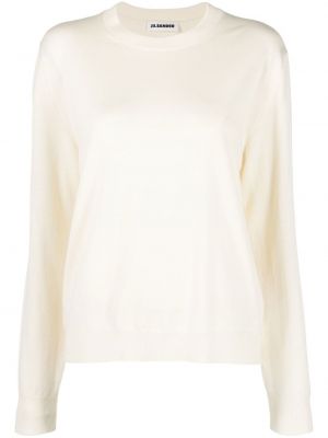 Dolcevita con collo alto Jil Sander bianco