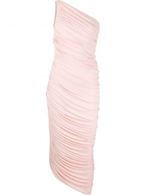 Платье миди Norma Kamali, розовое