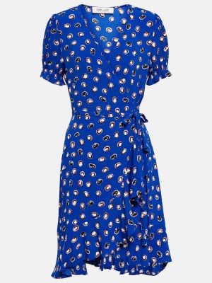 Raštuotas suknele Diane Von Furstenberg mėlyna