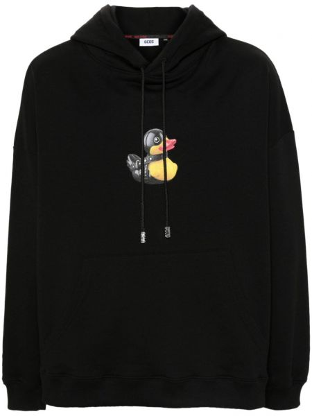 Baskılı hoodie Gcds siyah