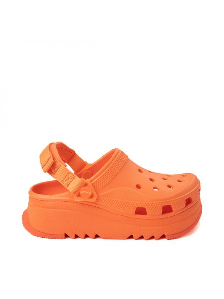 Мюли Crocs оранжевые