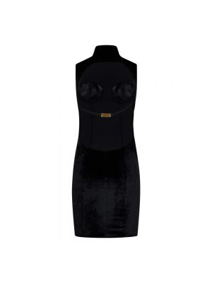 Sukienka mini bez rękawów z głębokim dekoltem Gcds czarna