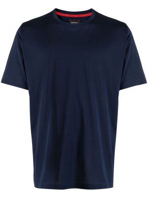 T-shirt ricamato Kiton blu