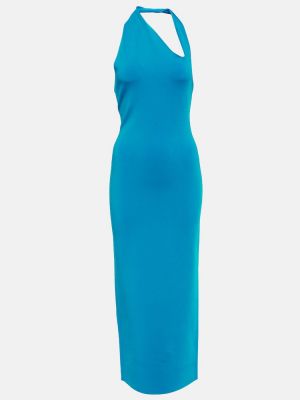 Pletené šaty z nylonu Galvan - modrá