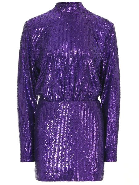 Вечернее платье с пайетками Sashaverse фиолетовое