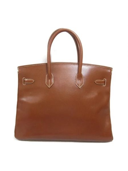 Bolsa de cuero retro Hermès Vintage marrón