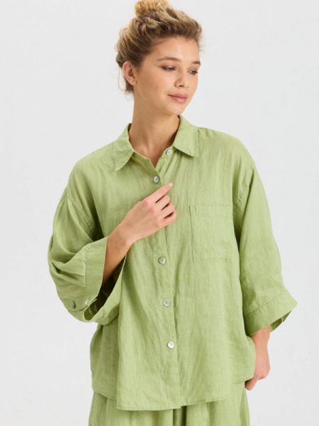 Рубашка Norveg зеленая