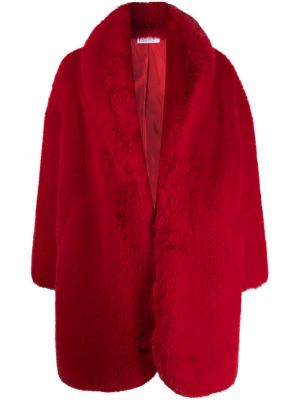 Manteau de fourrure Giuseppe Di Morabito rouge