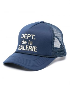 Cappello con visiera con stampa Gallery Dept. blu